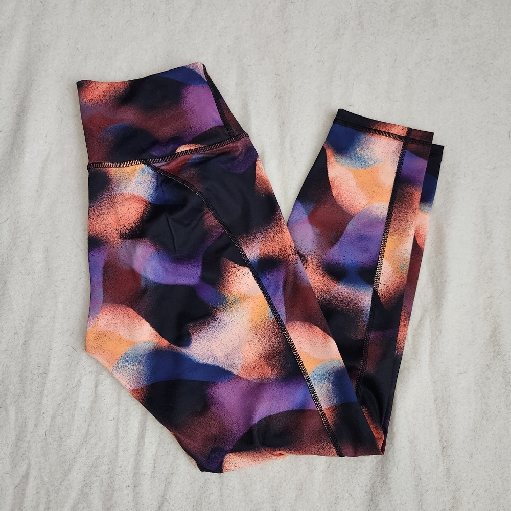Fabletics Multicolor Abstract Leggings